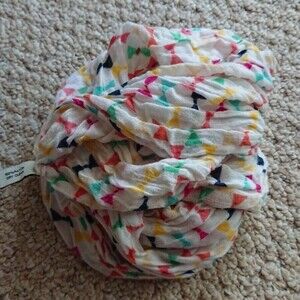 Colorful bows infinity lightweight fashion scarf